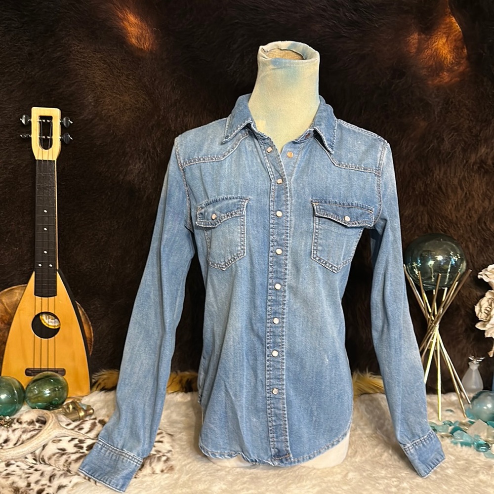 H&M denim shirt 6 (6021)